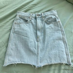 Rag and bone blue denim skirt size 24